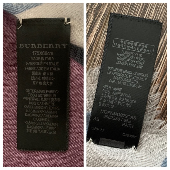 Burberry Prorsum Floral Print Cashmere Scarf - Picture 7 of 8